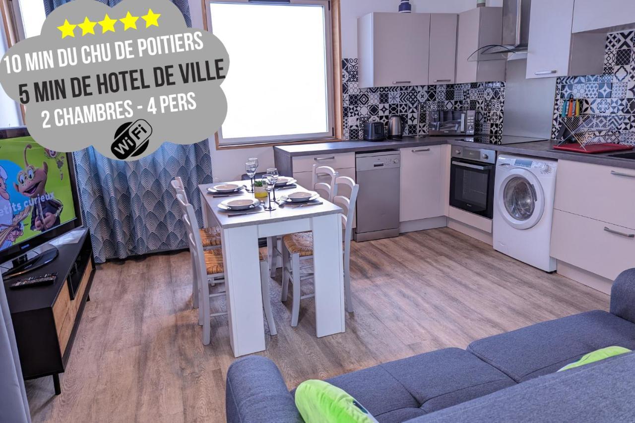 Beau-Jean, Un Cocon Sympa 5 Min A Pied Du Centre-Ville, Parking Prive, A 10 Min Du Chu Poitiers Buitenkant foto